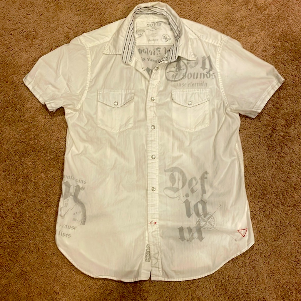 Guess Button Down.
